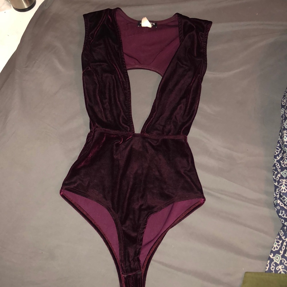 Red Velvet Fashion Nova Bodysuit